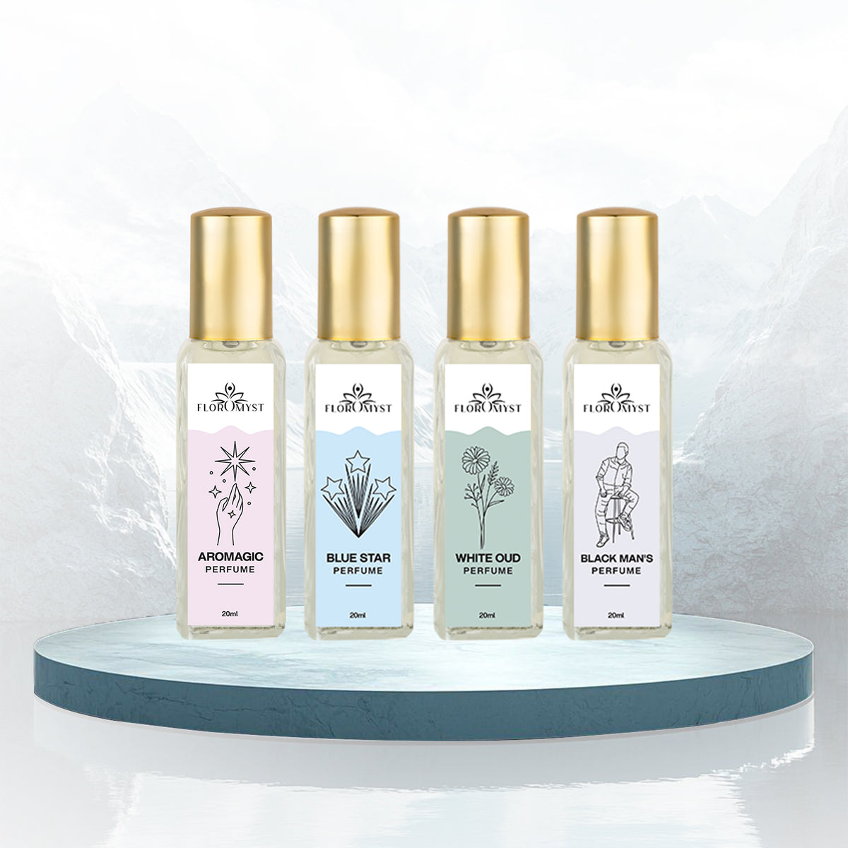 Everyday Edge Perfume Pack - 4 Pcs