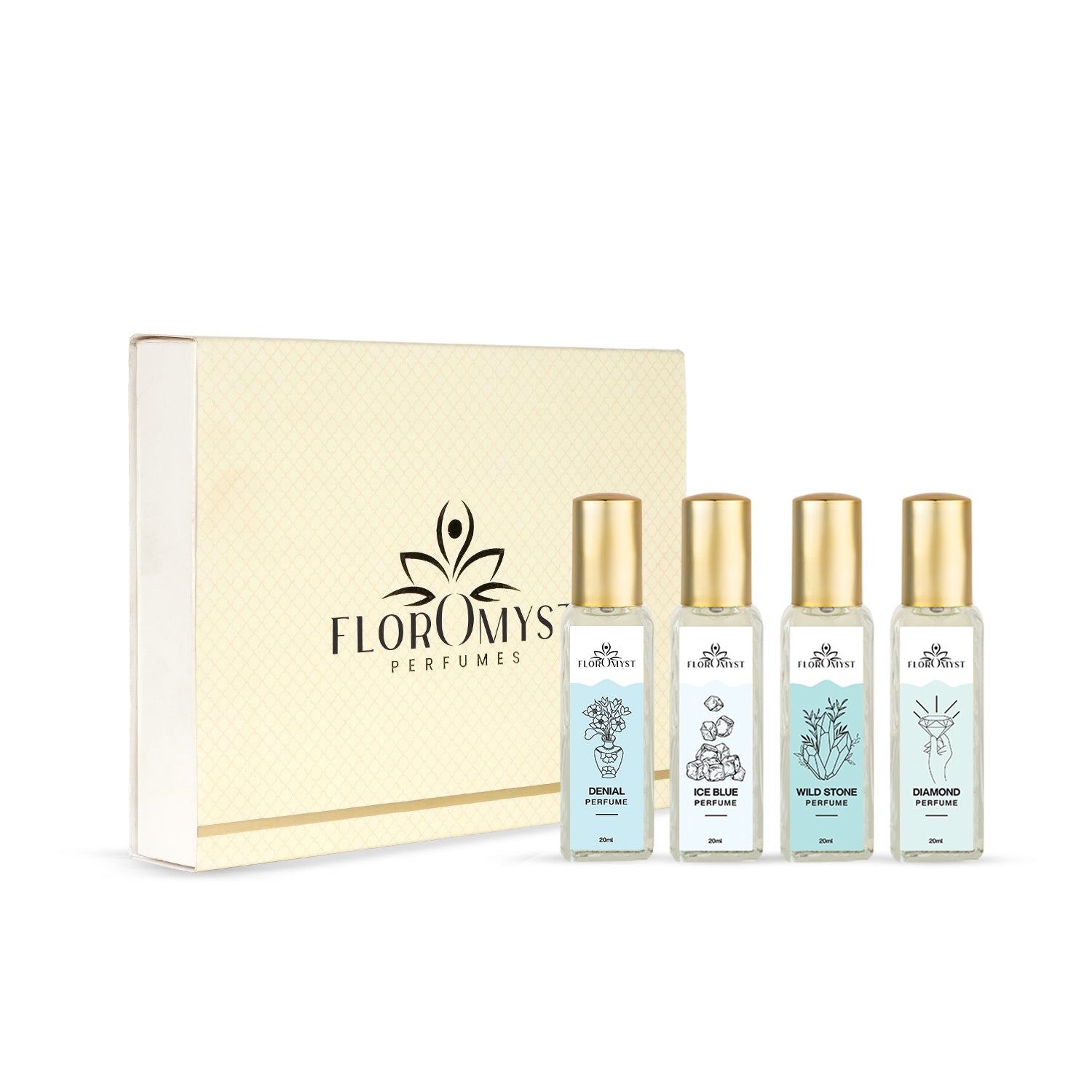 Luxury Mystic Edge Perfume Pack - 4 Pcs